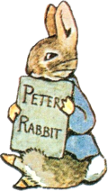 Peter Rabbit illustration by Beatrix Potter